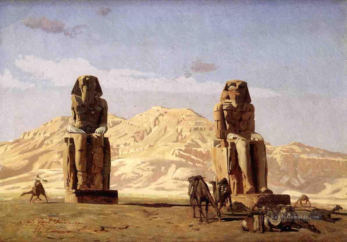 Die Memnon und Sesostris Arabien Jean Leon Gerome Ölgemälde